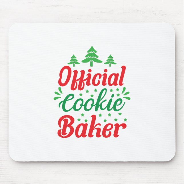 Xmas Art Official Cookie Baker Mouse Mat (Front)