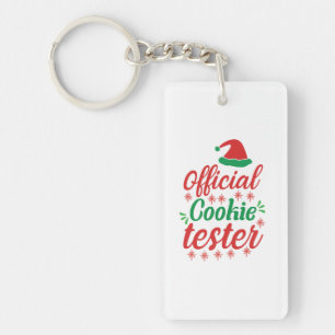 Xmas Art Official Cookie Tester Key Ring