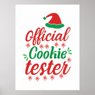 Xmas Art Official Cookie Tester Poster