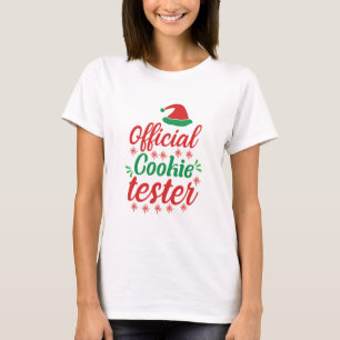 Xmas Art Official Cookie Tester T-Shirt