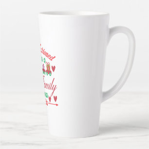 Xmas Art Old Fashioned Family Christmas Latte Mug