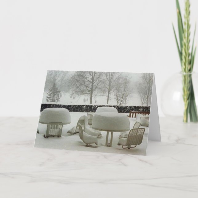 Xmas (Barbeque canceled) Holiday Card (Front)