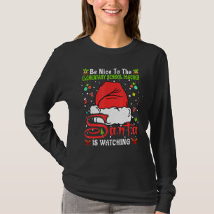 Xmas Be Nice To The Elementary School Teacher Chri T-Shirt