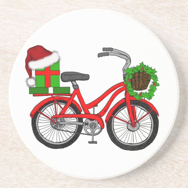 xmas bike coaster (Front)