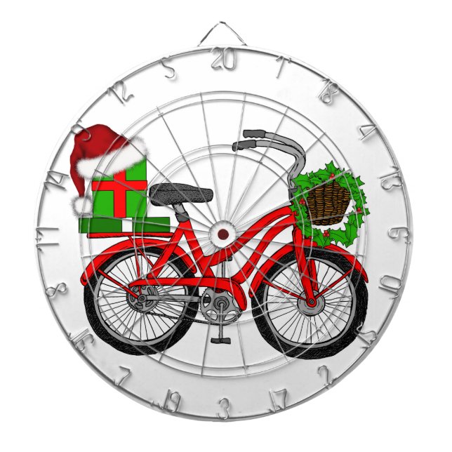xmas bike dartboard (Front)