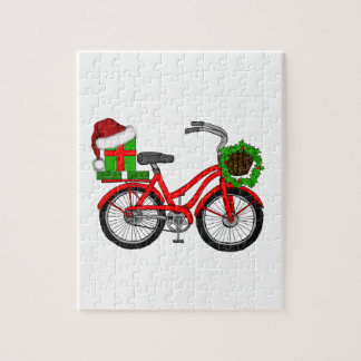 xmas bike jigsaw puzzle