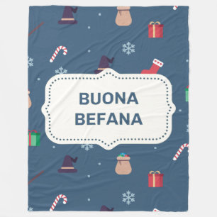 xmas buona Befana blanket