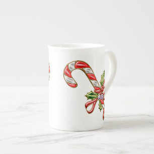 Xmas Candy 2 Bone China Mug