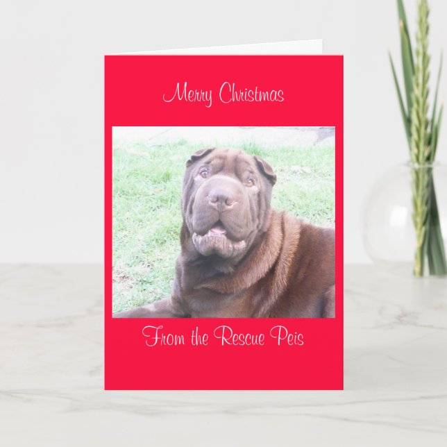 xmas card_cr, Merry ChristmasFrom Wallace Holiday Card (Front)