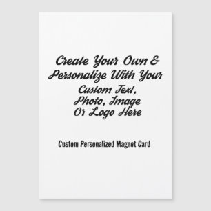 Xmas Card Magnet - Personalised Holiday Keepsake