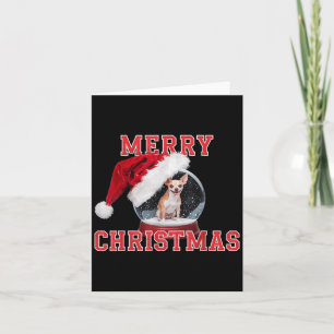 Xmas Chihuahua Dog Christmas Card