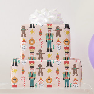 Xmas Cookie Colored Noel Christmas Wrapping Paper