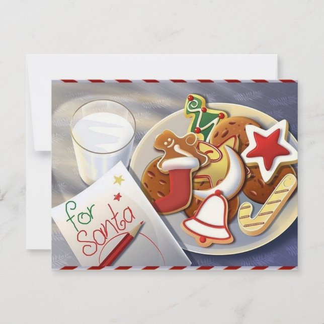 xmas cookies holiday card (Front)