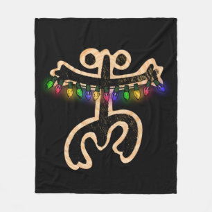 Xmas Coqui Taino Fleece Blanket
