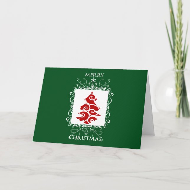 Xmas Crest Holiday Card (Front)