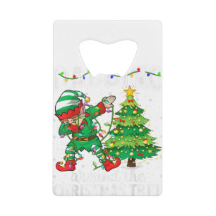 Xmas Dab Elf Dabbing Around The Christmas Tree