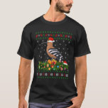 Xmas Decoration Ugly Santa Hoopoes Bird Christmas  T-Shirt<br><div class="desc">Xmas Decoration Ugly Santa Hoopoes Bird Christmas</div>