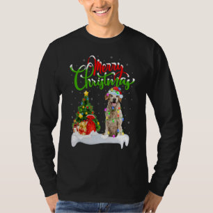 Xmas Decorations Santa Brittany Spaniel Dog Christ T-Shirt