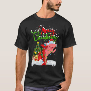Xmas Decorations Santa Hammerhead Shark Christmas T-Shirt