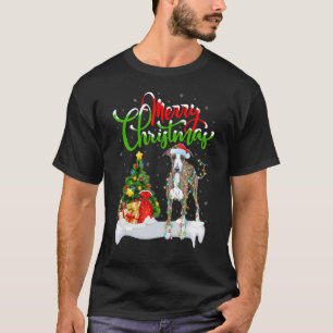 Xmas Decorations Santa Italian Greyhound Dog Chris T-Shirt