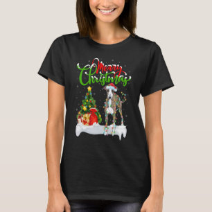 Xmas Decorations Santa Italian Greyhound Dog Chris T-Shirt