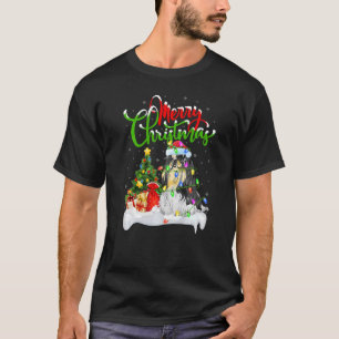 Xmas Decorations Santa Shih Tzu Dog Christmas T-Shirt