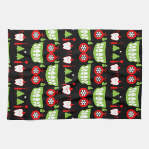 Xmas Dental Doctor Gifts Tea Towel