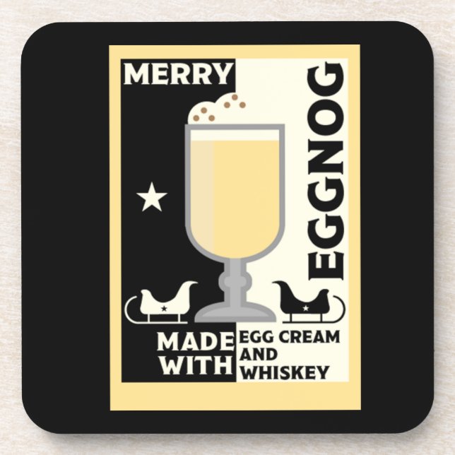 Xmas Eggnog Punch     Coaster (Front)