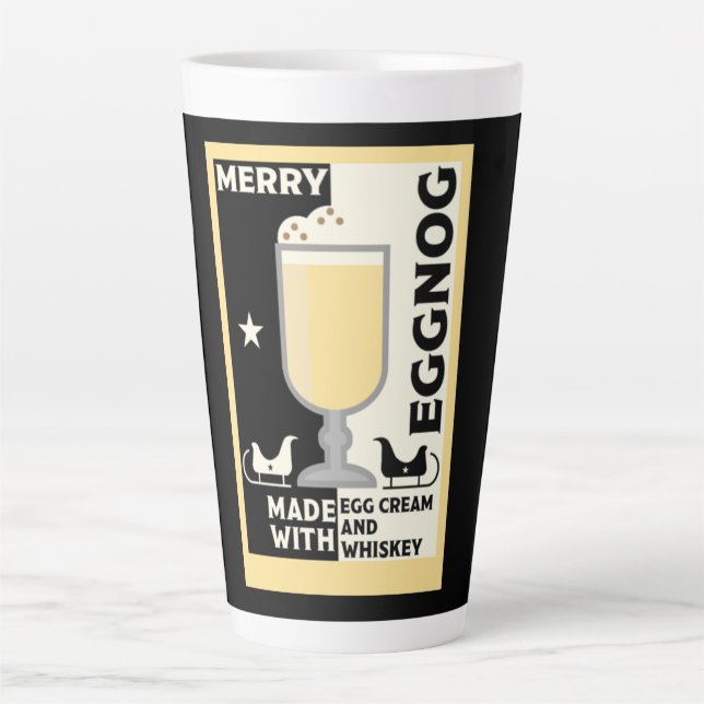 Xmas Eggnog Punch    Latte Mug (Front)