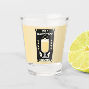 Xmas Eggnog Punch  Shot Glass