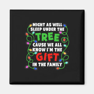 Xmas Family Christmas Might Fun As Well Sleep Unde Magnet