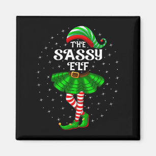 Xmas Family Matching Women Girls Mom The Sy Elf Ch Magnet
