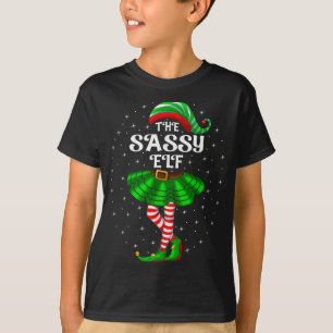 Xmas Family Matching Women Girls Mom The Sy Elf Ch T-Shirt