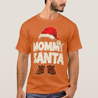 Xmas Family Mummy Santa Funny Christmas Santa T-Shirt