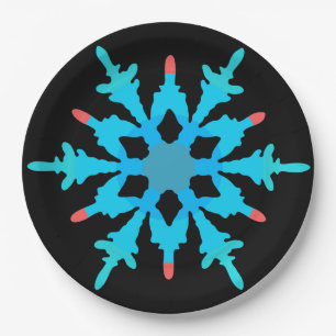 Xmas Fest Melamine Paper Plate