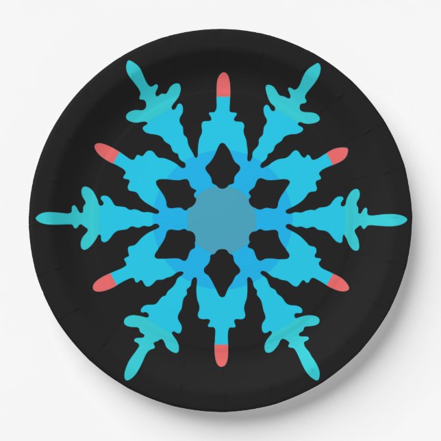 Xmas Fest Melamine Paper Plate (Front)