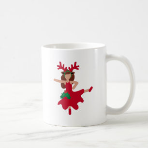 xmas flamenco dancer emoji coffee mug