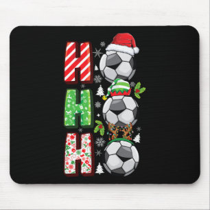 Xmas Footbyll Lovers Boys Kids Teen Funny Christma Mouse Mat