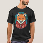 Xmas Fox Santa on Christmas Fox T-Shirt<br><div class="desc">Xmas Fox Santa on Christmas Fox</div>