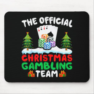 Xmas Gambling Team - Funny Gambling Gambler Christ Mouse Mat