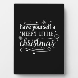 Xmas Gift A Merry Little Christmas Plaque