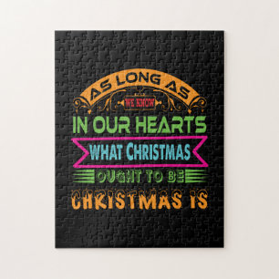 Xmas Gift As Long As We Know Jigsaw Puzzle