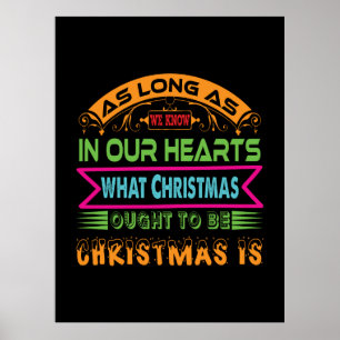 Xmas Gift As Long As We Know Poster
