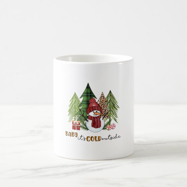 Xmas Gift Baby It Is Cold Outside Coffee Mug (Center)