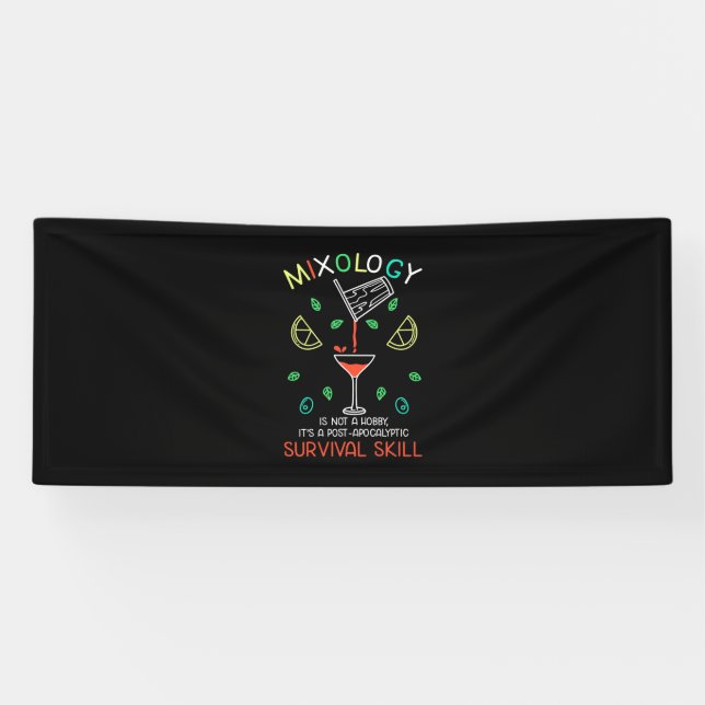 Xmas Gift | Bartender Mixologist Banner (Horizontal)