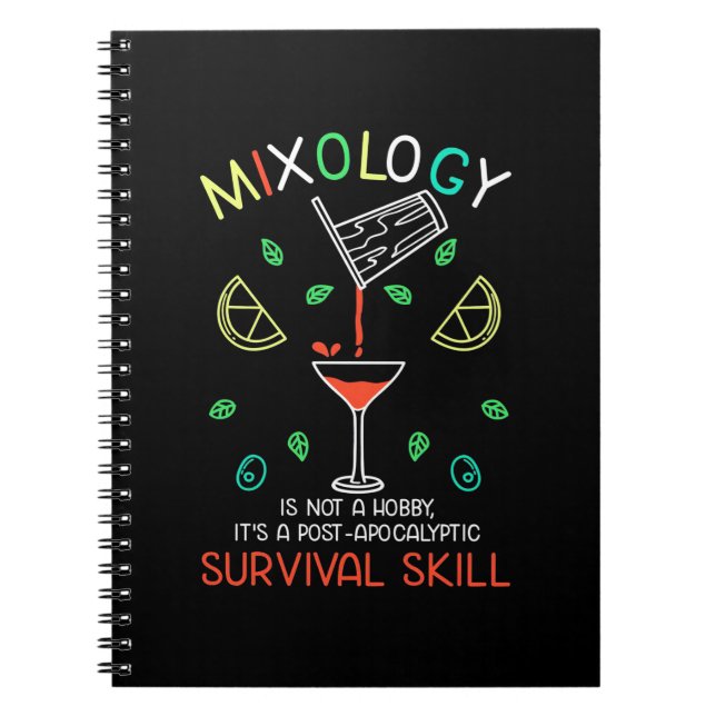 Xmas Gift | Bartender Mixologist Notebook (Front)