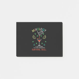 Xmas Gift   Bartender Mixologist Post-it Notes