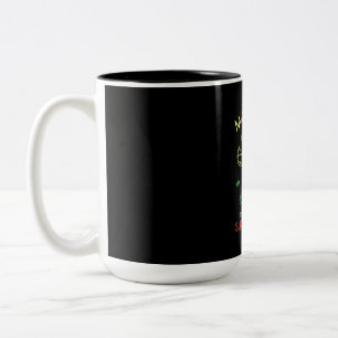 Xmas Gift Bartender Mixologist Two-Tone Coffee Mug