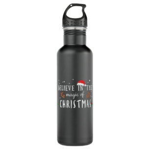 Xmas Gift Believe In The Magic Of Christmas 710 Ml Water Bottle