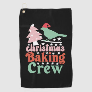 Xmas Gift Christmas Baking Crew Golf Towel